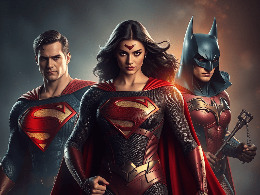 Prompt Crie Uma Imagem Destacando Super Herois Como Imagens Arquetipicas Simbolizando